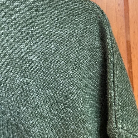 Architect Cotton/Polyester Mick Turtle Neck Top Medium Deep Green - Picture 4 of 5